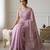 Pink color cotton silk woven designer ethnic partywear saree