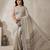 Off white color cotton silk woven designer ethnic partywear saree
