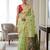 Green color smart and rich looks cotton silk traditional saree