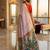 Lavender color smart and rich looks cotton silk traditional saree