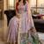 Lavender color smart and rich looks cotton silk traditional saree