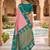 Baby pink color beautiful woven designer soft silk rich looks saree