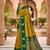Mahendi color beautiful woven designer soft silk rich looks saree