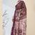 Beautiful silk blended purple color elegant ready to wear printed saree
