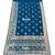 Blue color lichi silk fabric woven silver jari designer saree
