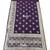 Violet color lichi silk fabric woven silver jari designer saree