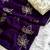 Purple color beautiful vichitra silk fabric smart floral embroidered saree