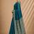 Petrol color smart chiffon designer wevon jacquard designer partywear saree