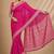 Pink color smart chiffon designer wevon jacquard designer partywear saree