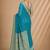 Firozi color smart chiffon designer wevon jacquard designer partywear saree