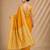 Yellow color smart chiffon designer wevon jacquard designer partywear saree