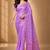 Pink color designer wevon jacquard designer chiffon fabric traditional rich saree