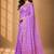 Pink color designer wevon jacquard designer chiffon fabric traditional rich saree