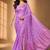Pink color designer wevon jacquard designer chiffon fabric traditional rich saree