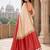 Cream color designer wevon jacquard designer crepe fabric traditional rich saree