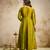 Purple color chinon fabric beautiful embroiered palazzo dress for ceremonial looks