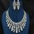Cubic Zirconia Statement Necklace Earring Set, Diamond-Look Bridal Choker, Pageant Jewelry