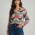 Multy color designer printed super satin fabric elegant printed shirt for girls