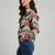 Multy color designer printed super satin fabric elegant printed shirt for girls