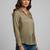 Green color designer printed super satin fabric elegant printed shirt for girls