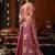 Peach heavy tissue with allover cow butta & fancy tassels saree