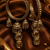 Antique Gold Plated Jhumki Charm Bangle Set