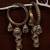 Antique Gold Plated Jhumki Charm Bangle Set