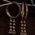 Antique Gold Plated Stone Studded Jhumki Bangle