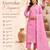 Pink cotton printed kurta set for women with dupatta and pant