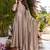 Grey silk blend embroidered kurta set for women with dupatta and pant