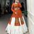 rayon navratri lehenga choli with gamthi patch work- full stitched free size