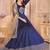 Blue Taffeta Silk Anarkali Suit
