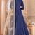 Blue Taffeta Silk Anarkali Suit