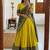  Yellow Traditional Lehenga Choli Set Featuring Intricate Purple and Gold Zari Detailing