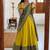  Yellow Traditional Lehenga Choli Set Featuring Intricate Purple and Gold Zari Detailing