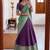  Wine Traditional Lehenga Choli Set Featuring Intricate Purple and Gold Zari Detailing