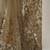 Luxury antique gold net saree with heavy embroidery for wedding reception festive wear