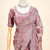Luxury dusty mauve fendi silk embroidered saree for wedding reception bridal & festive wear