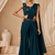 Women’s Designer Star Georgette Ready-to-Wear Palazzo Saree with Sequence Embroidered Stitched Blouse.