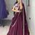 wine silk blend plain traditional lehenga-choli