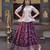 wine jacquard embroidered traditional lehenga-choli
