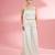 Ivory  georgette sharara  set with thread and sequin work