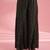 Black katan silk anarkali sharara set with hand embroidery