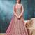 Pink Heavy Embroidered Net Gown