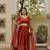 Rust vichitra silk lehenga choli