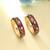 Red color meenakari bangle pair handmade design