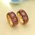 Maroon color hand painted meenakari bangle pair