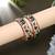 White color hand painted meenakari bangle pair