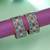 Light blue color hand painted meenakari bangle pair
