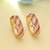 Peach & brown color meenakari bangle pair ethnic style